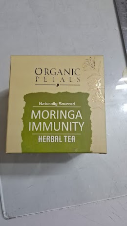Organic Petals- 15 Individually Wrapped Tea Bags- Moringa Immunity